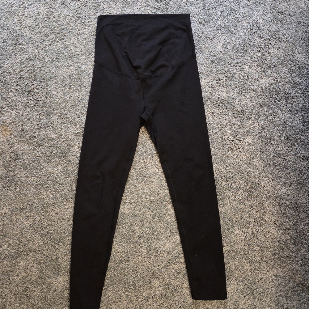 3 PCE Maternity Over The Belly High-Waisted Leggings + Maternity Belt
